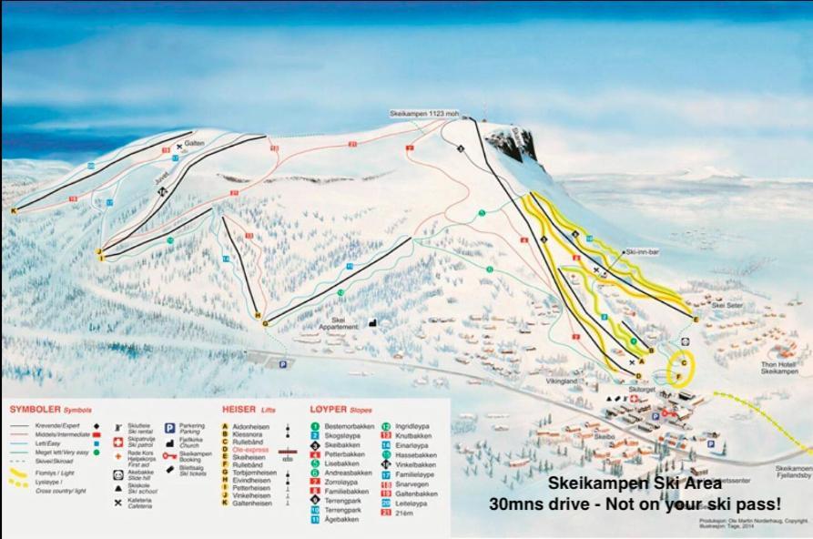 Hafjell Alpinlandsby Apt 88 المظهر الخارجي الصورة